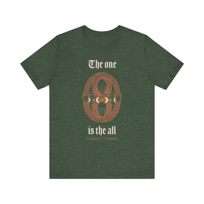 The one is the all ᚾ THE OFFBEAT RUNARS Unisex Jersey Short Sleeve Tee