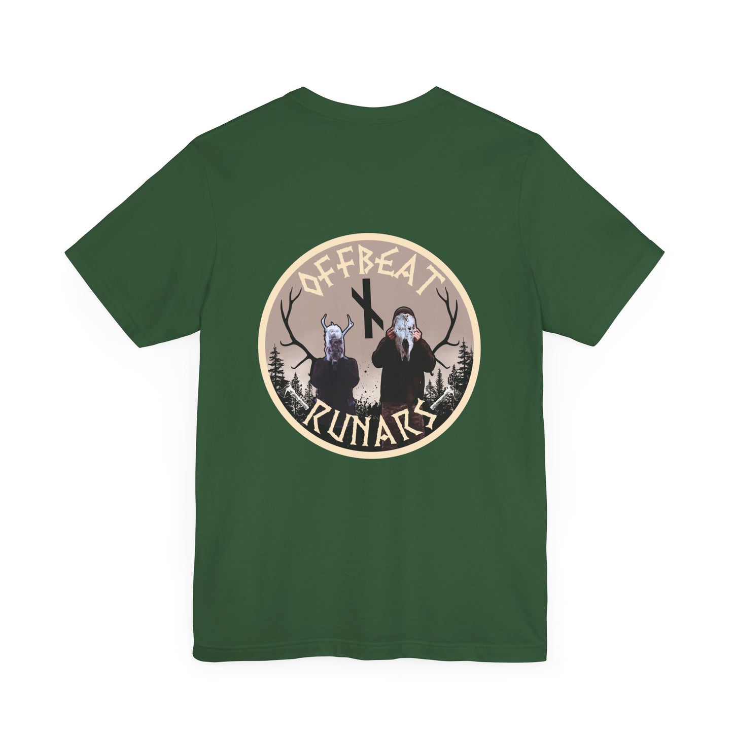 Born Offbeat Original ᚾ THE OFFBEAT RUNARS CO. Unisex Jersey Short Sleeve Tee