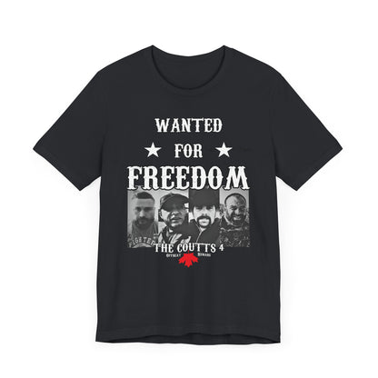 Wanted for freedom ᚾ THE OFFBEAT RUNARS CO. Unisex Jersey Short Sleeve Tee