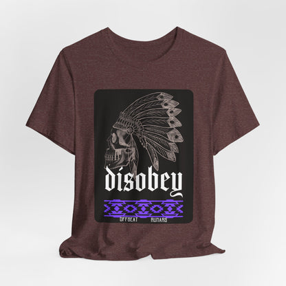 Disobey ᚾ THE OFFBEAT RUNARS CO. Unisex Jersey Short Sleeve Tee