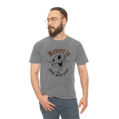 Revert to your wild state Unisex Mineral Wash T-Shirt