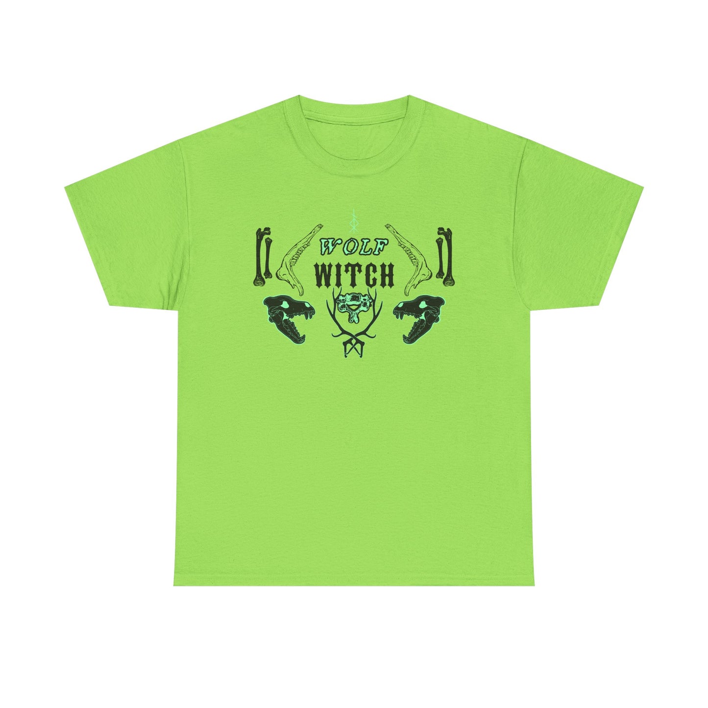 Wolf Witch Neon Pink Tee
