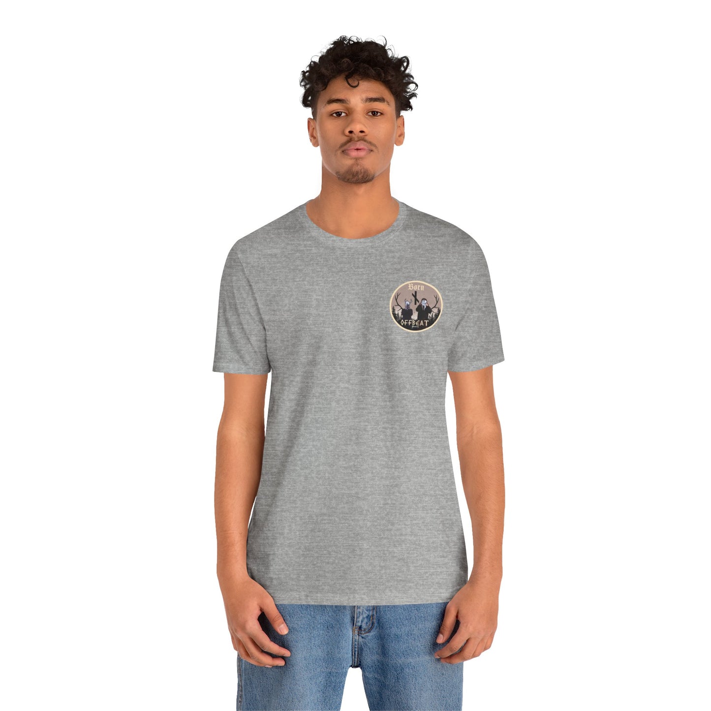 Born Offbeat Original ᚾ THE OFFBEAT RUNARS CO. Unisex Jersey Short Sleeve Tee