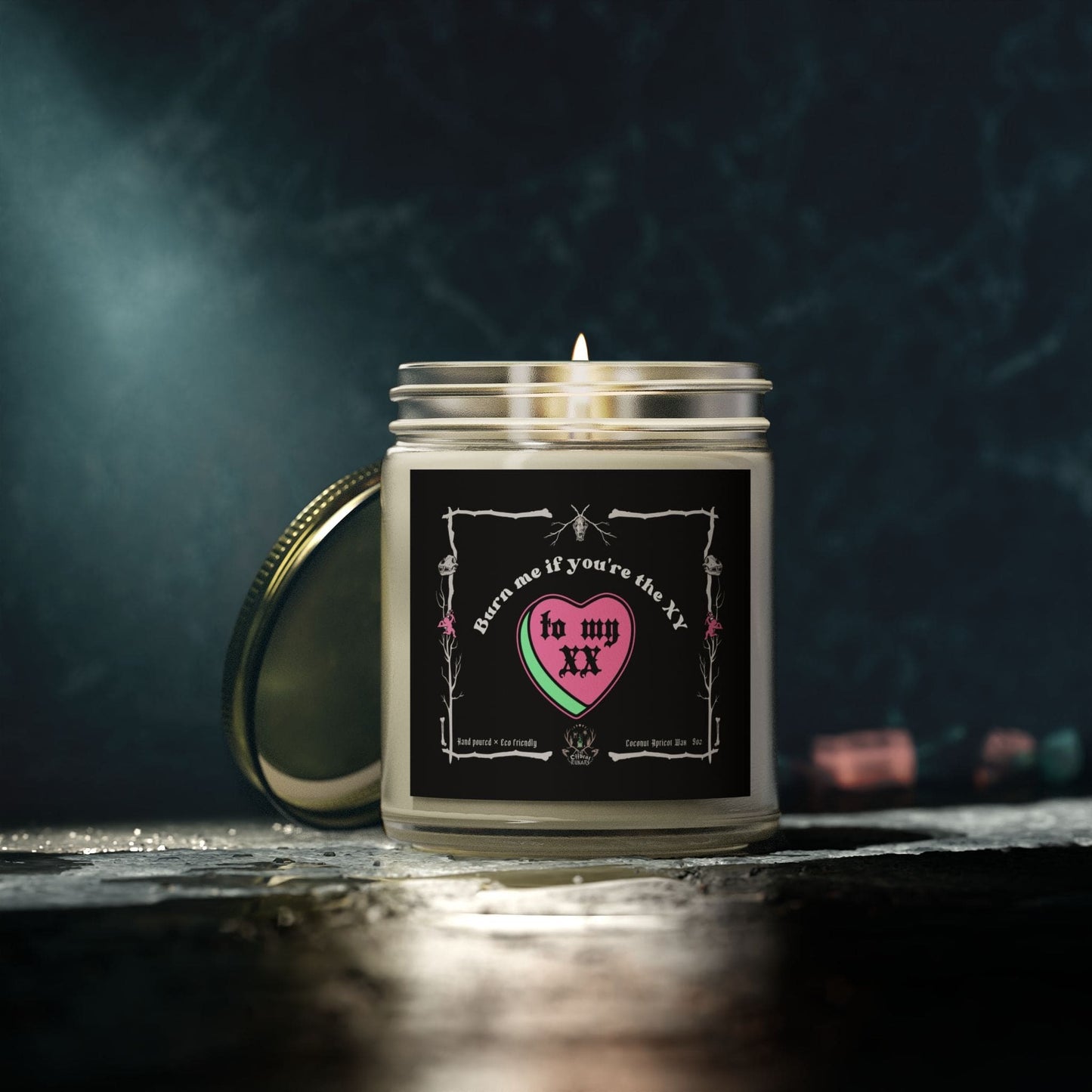 You're the XY to my XX Clear Candles 4-9oz