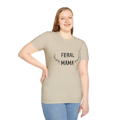 Feral Mama Unisex Softstyle T-Shirt