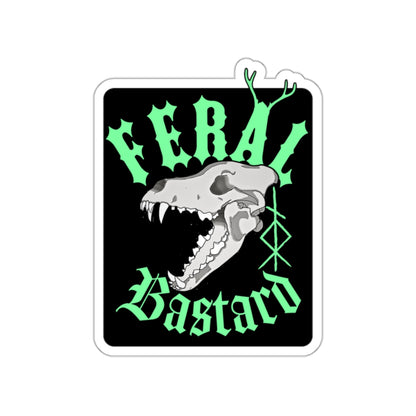 Feral Bastard Die-Cut Stickers