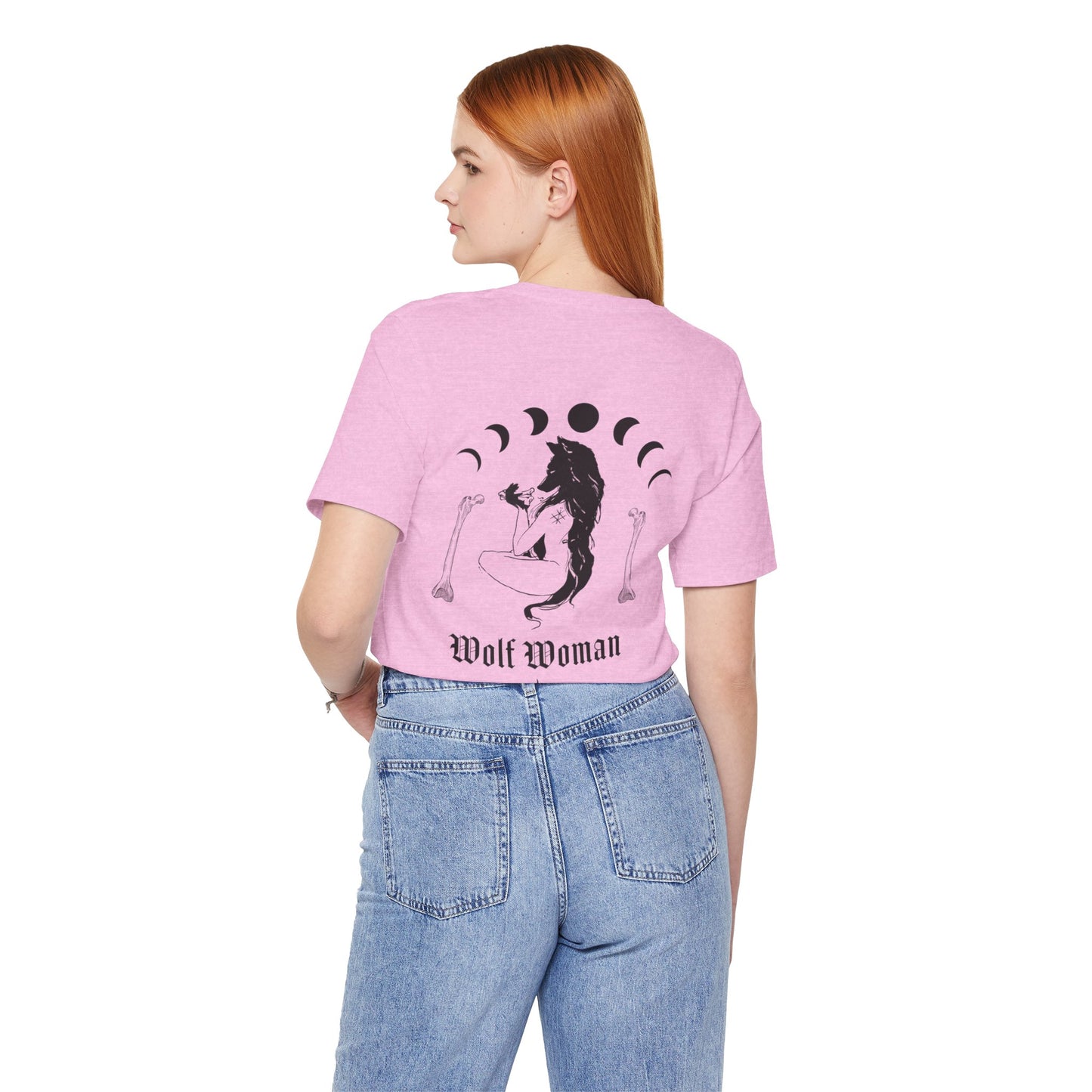 Wolf Woman ᚾ THE OFFBEAT RUNARS CO. Unisex Jersey Short Sleeve Tee