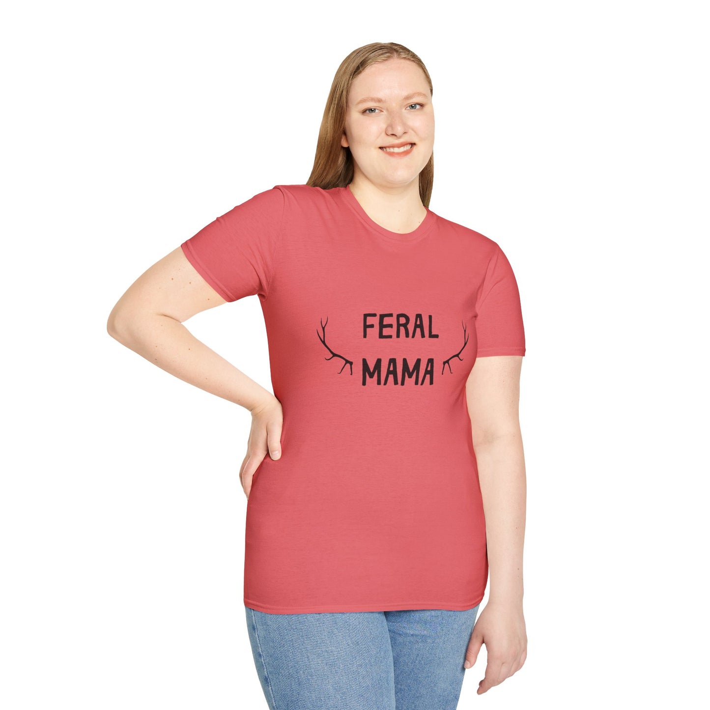 Feral Mama Unisex Softstyle T-Shirt