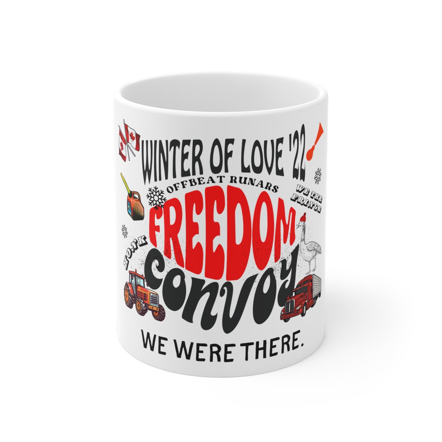 Tasses en céramique Winter Of Love '22 FREEDOM CONVOY (11oz\15oz\20oz)