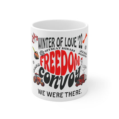 Tasses en céramique Winter Of Love '22 FREEDOM CONVOY (11oz\15oz\20oz)