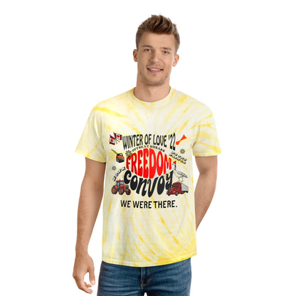 Winter of Love FREEDOM CONVOY Tie-Dye Tee, Cyclone