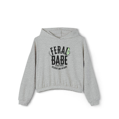 Sweat à capuche à bas cintré pour femme Wild Thistle de Feral Babe