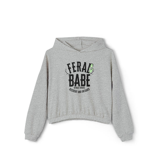 Feral Babe Wild Thistle Women's Cinched Bottom Hoodie