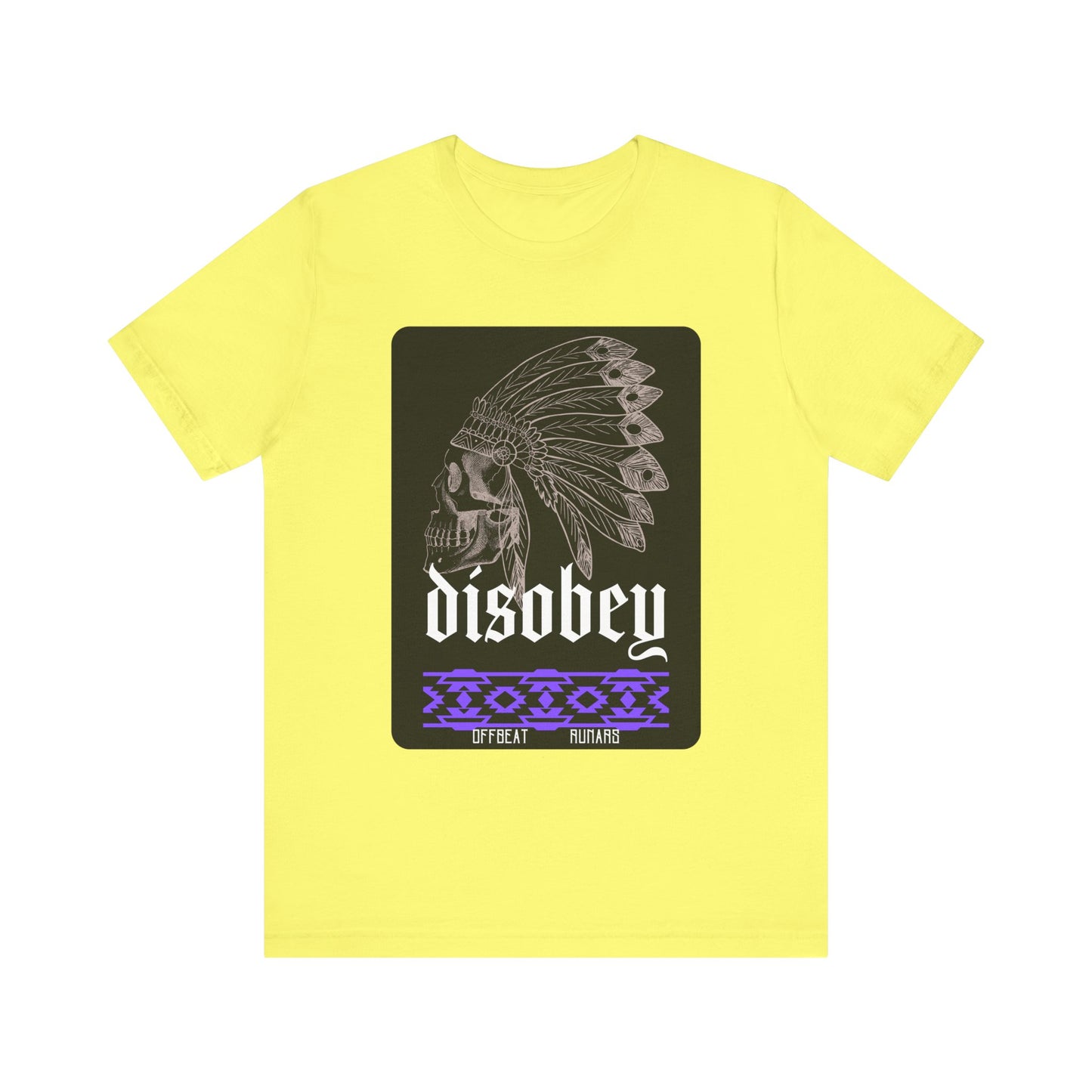 Disobey ᚾ THE OFFBEAT RUNARS CO. Unisex Jersey Short Sleeve Tee