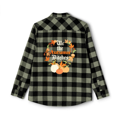 We the Autumn Bitches Unisex Flannel Shirt