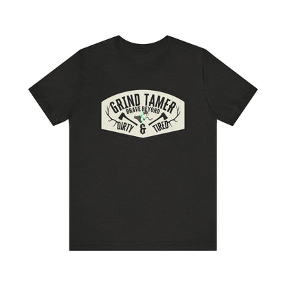 Grind tamer ᚾ THE OFFBEAT RUNARS CO. Unisex Jersey Short Sleeve Tee