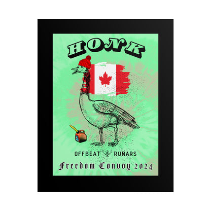 Affiche HONK Canadian Goose ᚾ THE OFFBEAT RUNARS CO.