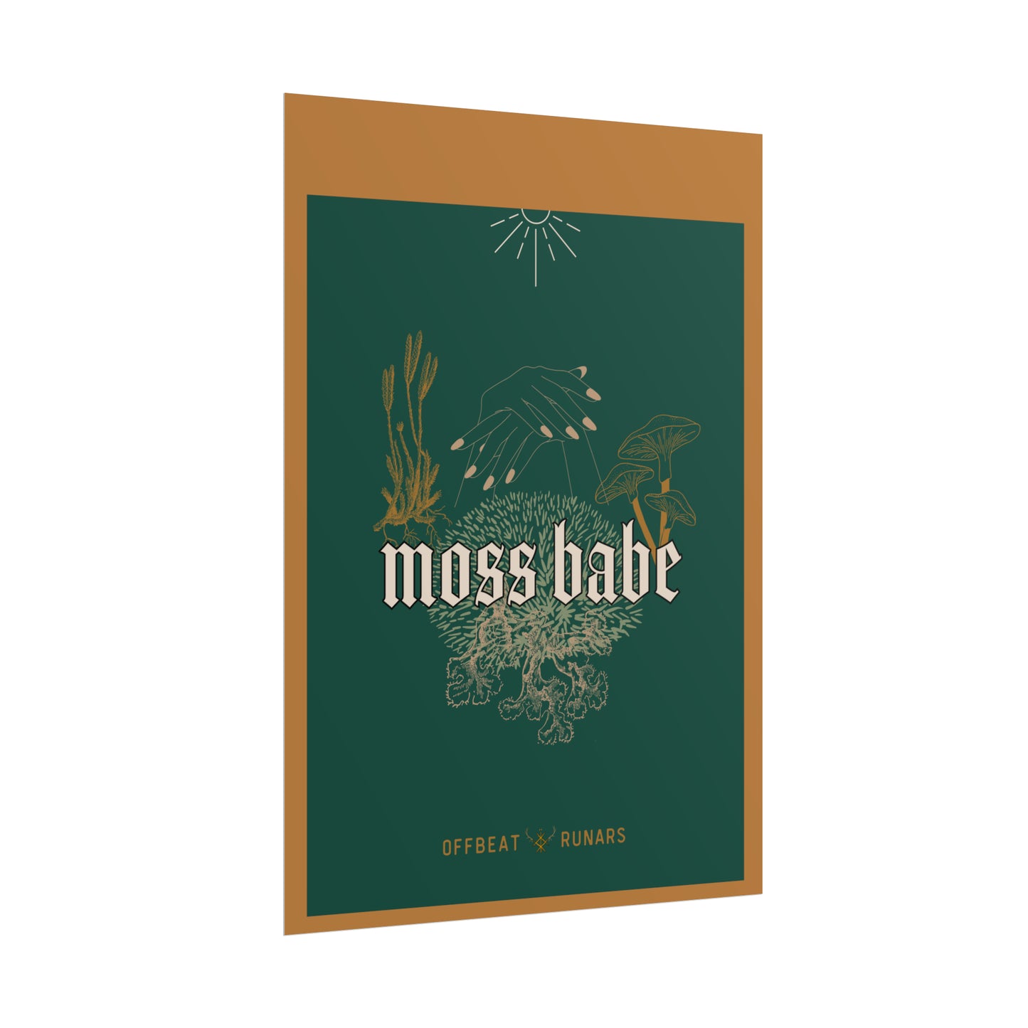 Moss babe Rolled Poster THE OFFBEAT RUNARS CO.