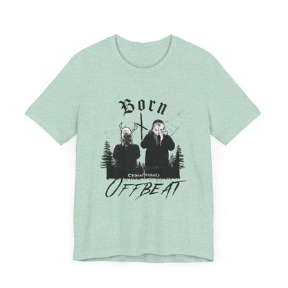 Born OFFBEAT ᚾ THE OFFBEAT RUNARS CO. Unisex Jersey Short Sleeve Tee