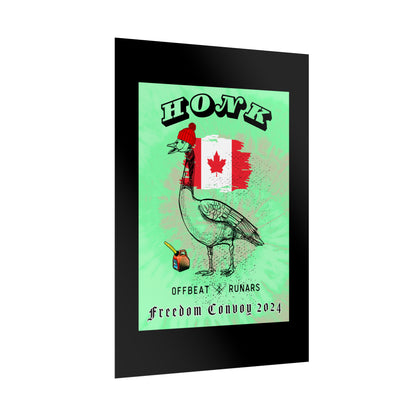 Affiche HONK Canadian Goose ᚾ THE OFFBEAT RUNARS CO.