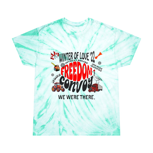 Winter of Love FREEDOM CONVOY Tie-Dye Tee, Cyclone