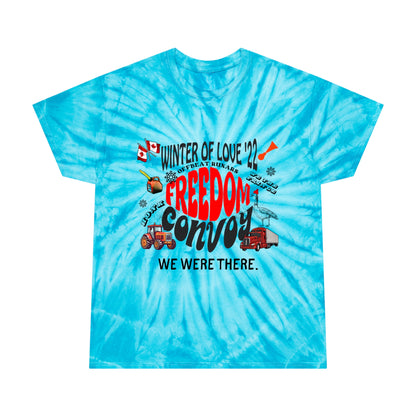 Winter of Love FREEDOM CONVOY Tie-Dye Tee, Cyclone