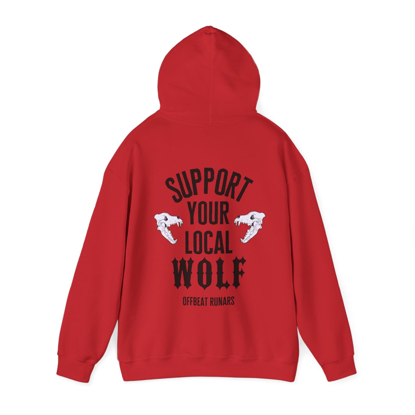 Support your local Wolf Unisex Heavy Blend™ Hooded Sweatshirt