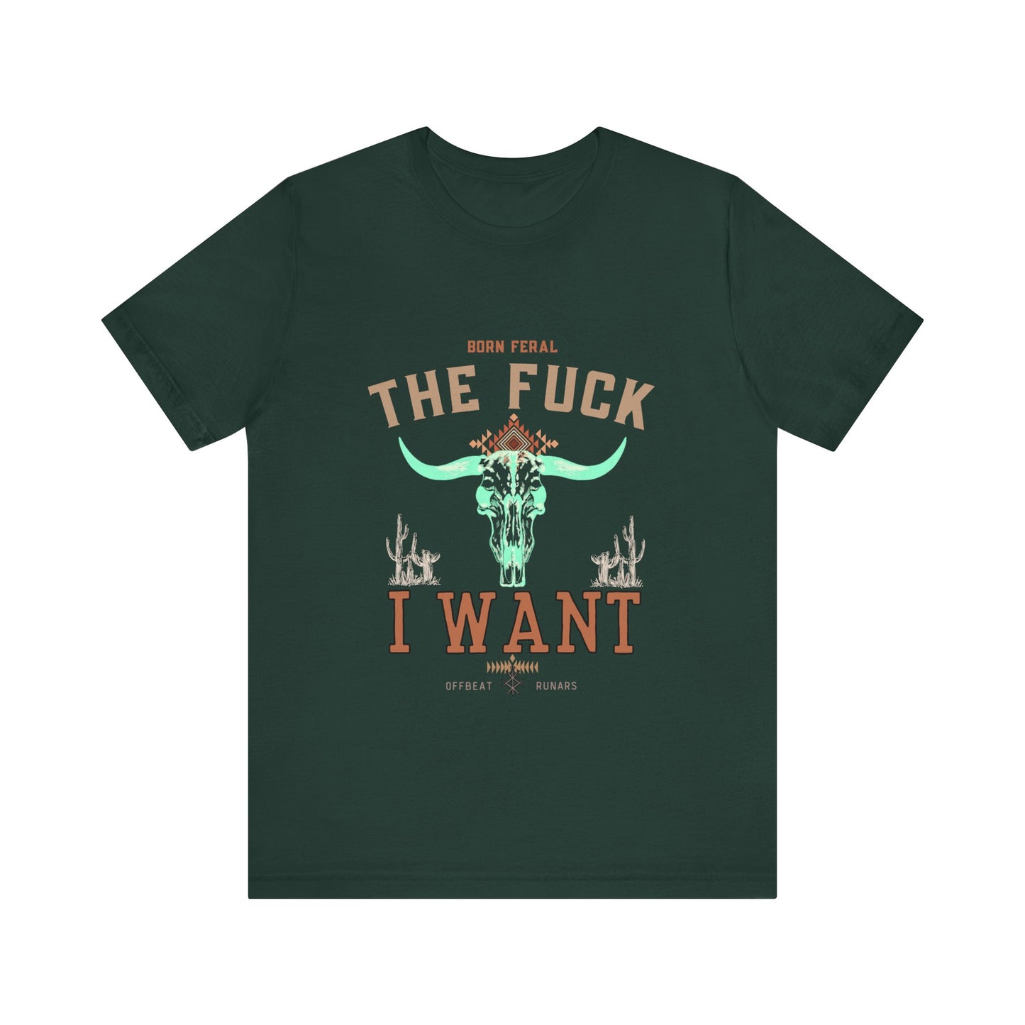 El f*ck que quiero ᚾ THE OFFBEAT RUNARS CO. Camiseta de manga corta Unisex Jersey