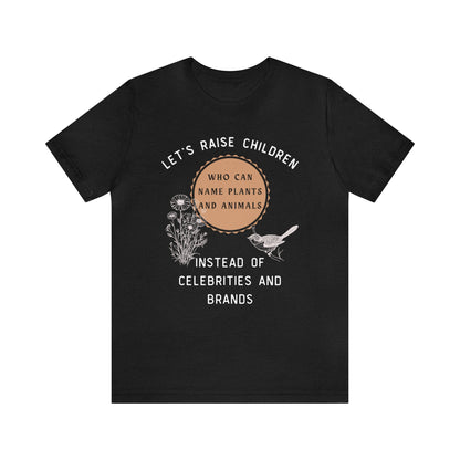 Let's Raise Children ᚾ THE OFFBEAT RUNARS CO. Unisex Jersey Short Sleeve Tee