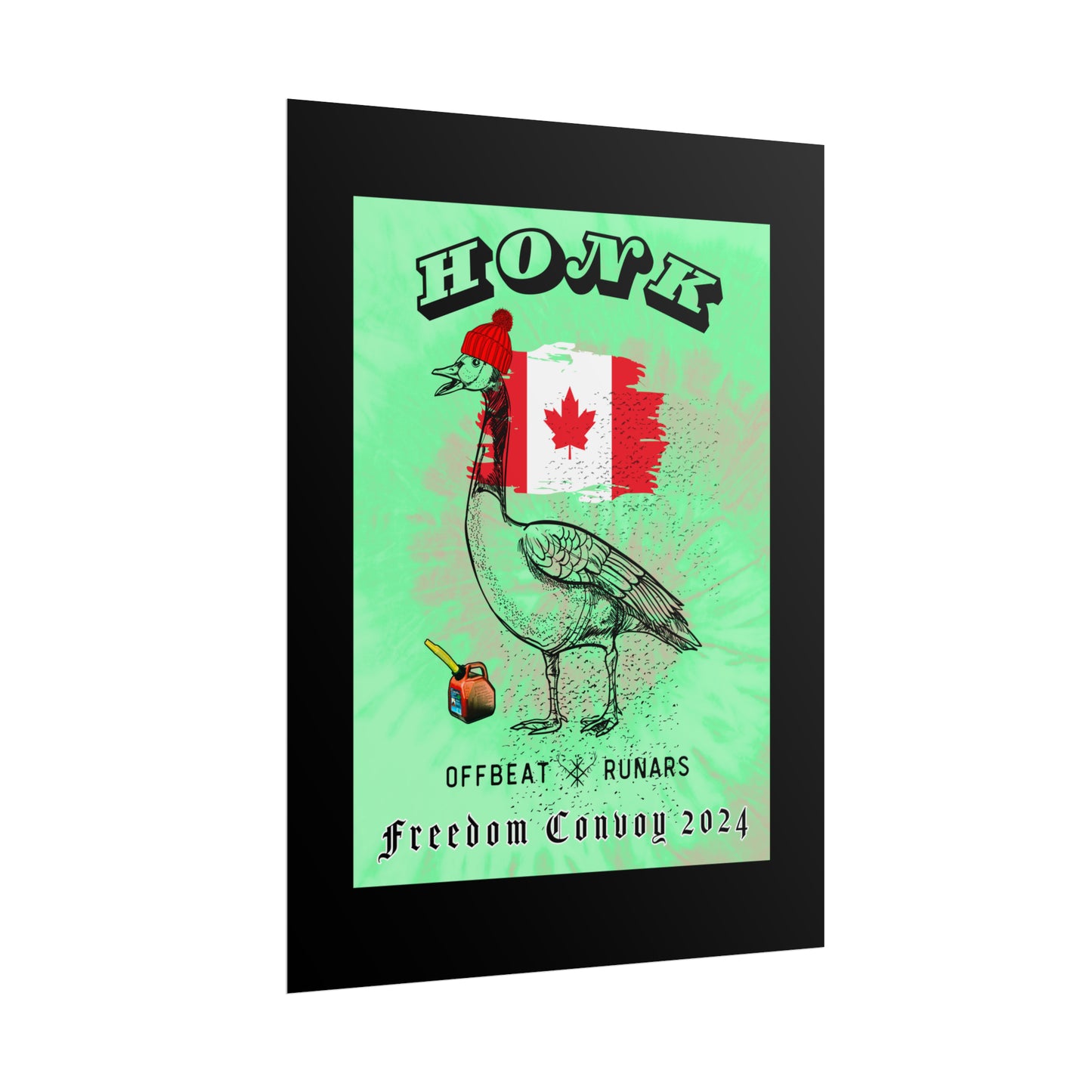 Affiche HONK Canadian Goose ᚾ THE OFFBEAT RUNARS CO.