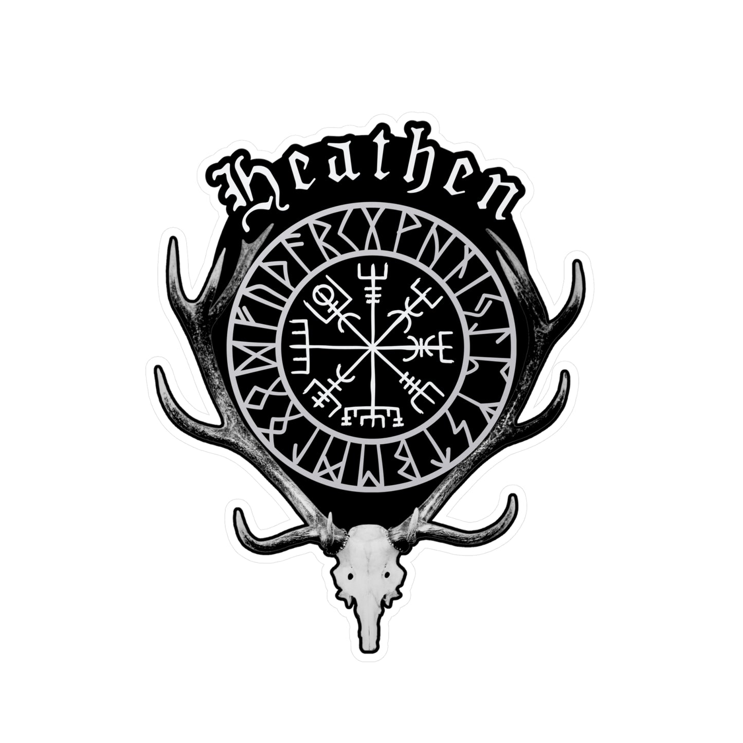 Heathen Kiss-Cut Vinyl Decals ᚾ THE OFFBEAT RUNARS CO.