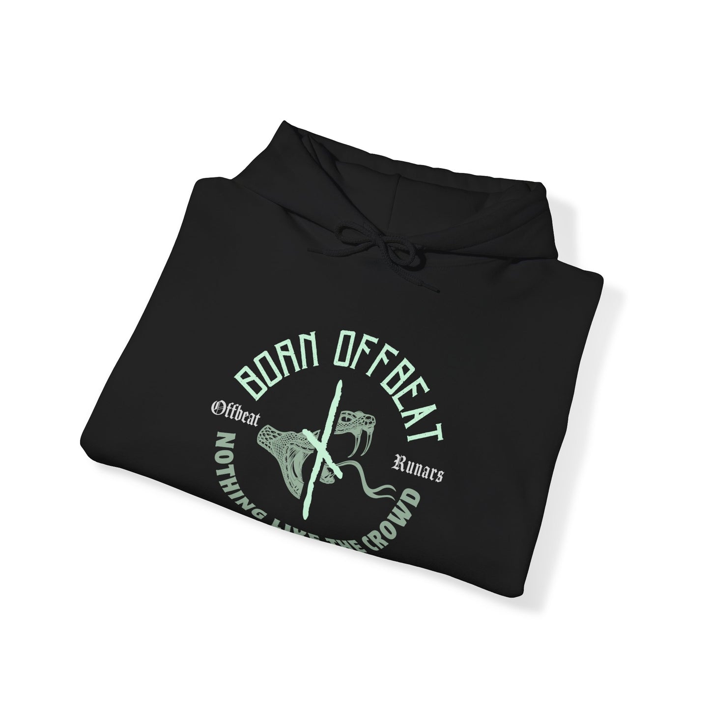 Nothing like the crowd ᚾ THE OFFBEAT RUNARS CO. Unisex Heavy Blend™ Hooded Sweatshirt