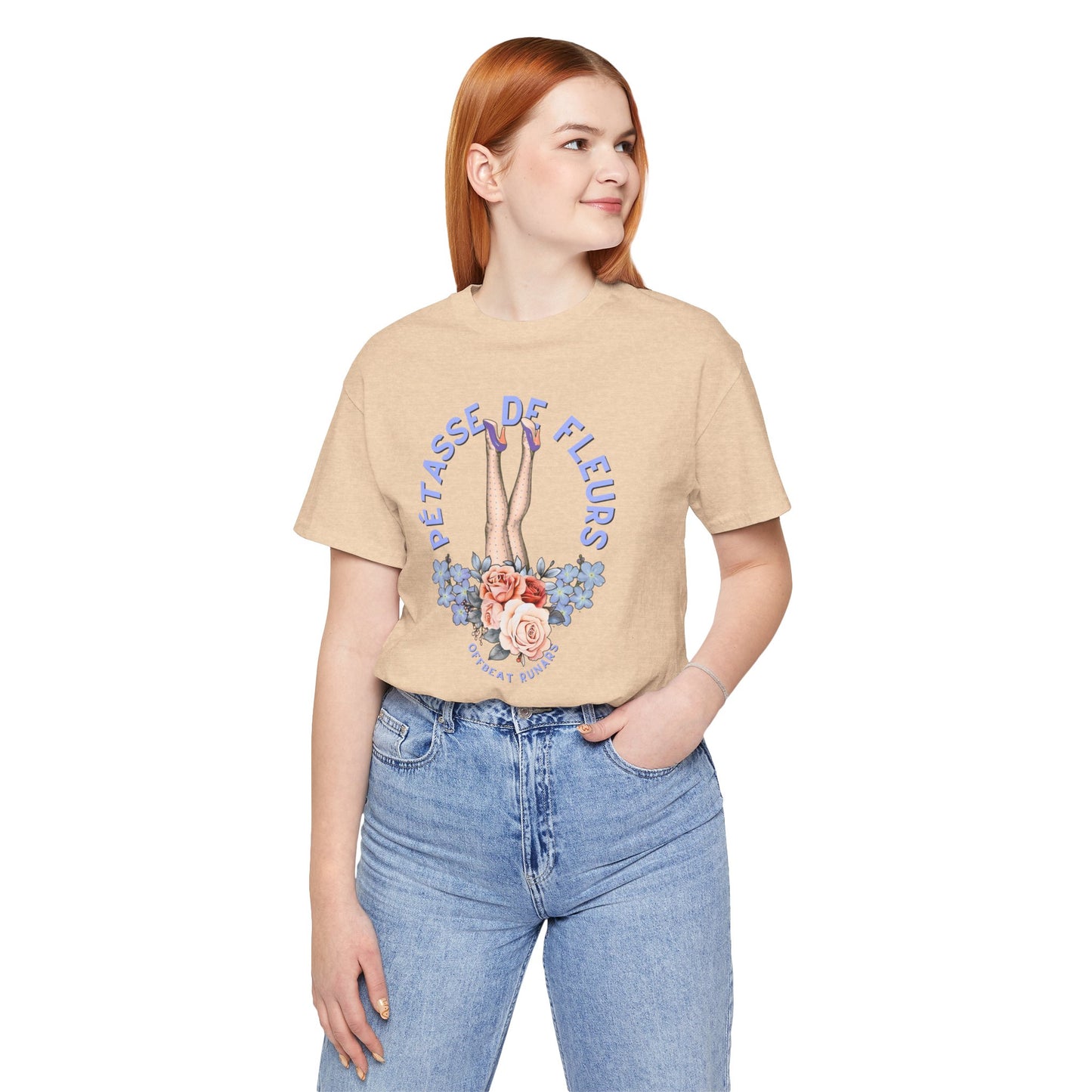 Pétasse de fleurs ᚾ THE OFFBEAT RUNARS Unisex Jersey Short Sleeve Tee