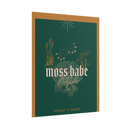 Moss babe Rolled Poster THE OFFBEAT RUNARS CO.