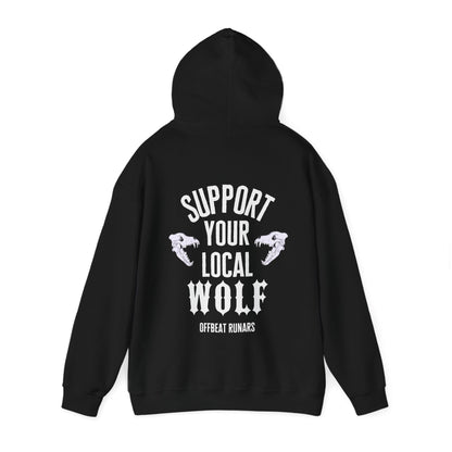 Support your local Wolf Unisex Heavy Blend™ Hooded Sweatshirt