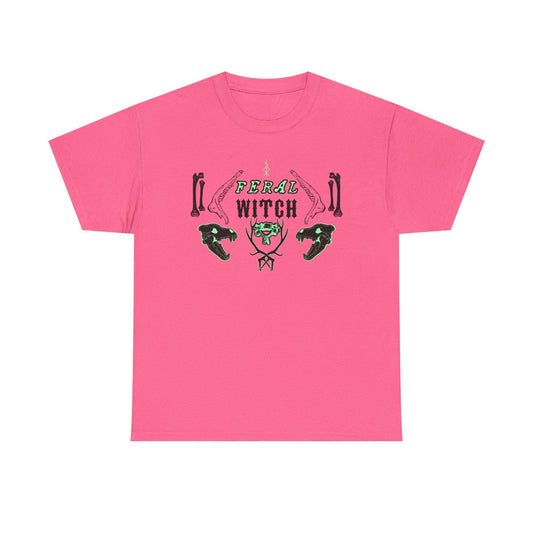 Feral Witch Neon Pink Tee