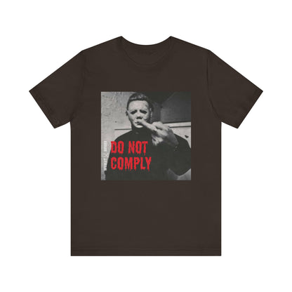 Do not comply ᚾ THE OFFBEAT RUNARS CO. Unisex Jersey Short Sleeve Tee