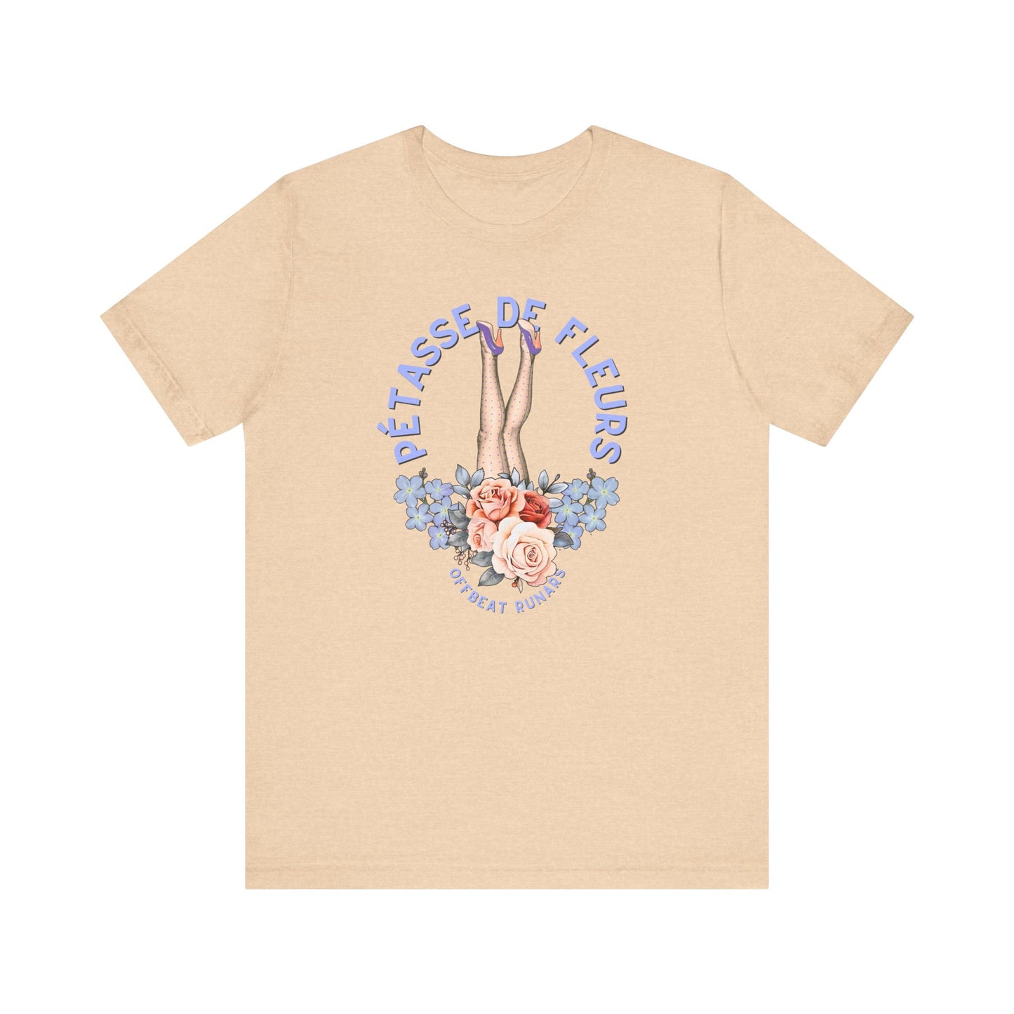 Pétasse de fleurs ᚾ THE OFFBEAT RUNARS Unisex Jersey Short Sleeve Tee