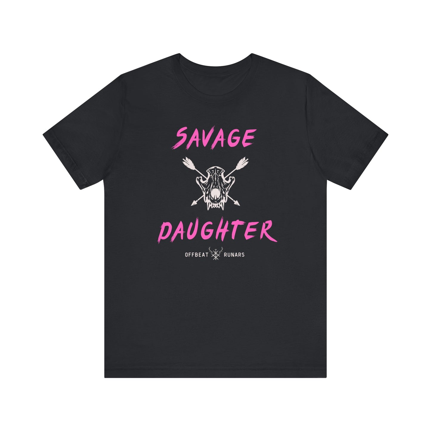 Savage Daughter ᚾ THE OFFBEAT RUNARS CO. Jersey Short Sleeve Tee