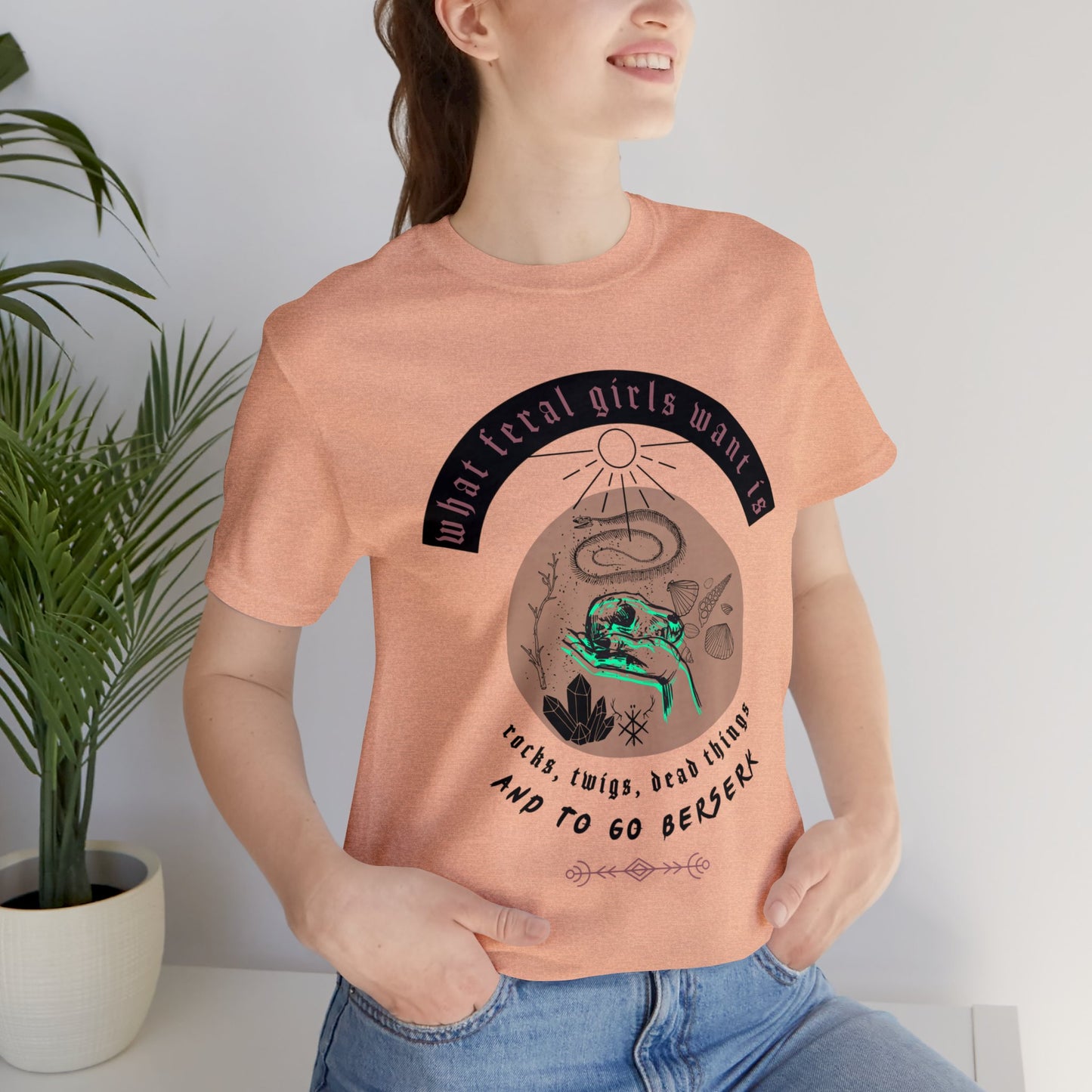 What feral girls want ᚾ THE OFFBEAT RUNARS Unisex Jersey Short Sleeve Tee