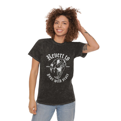 Revert to your wild state Unisex Mineral Wash T-Shirt