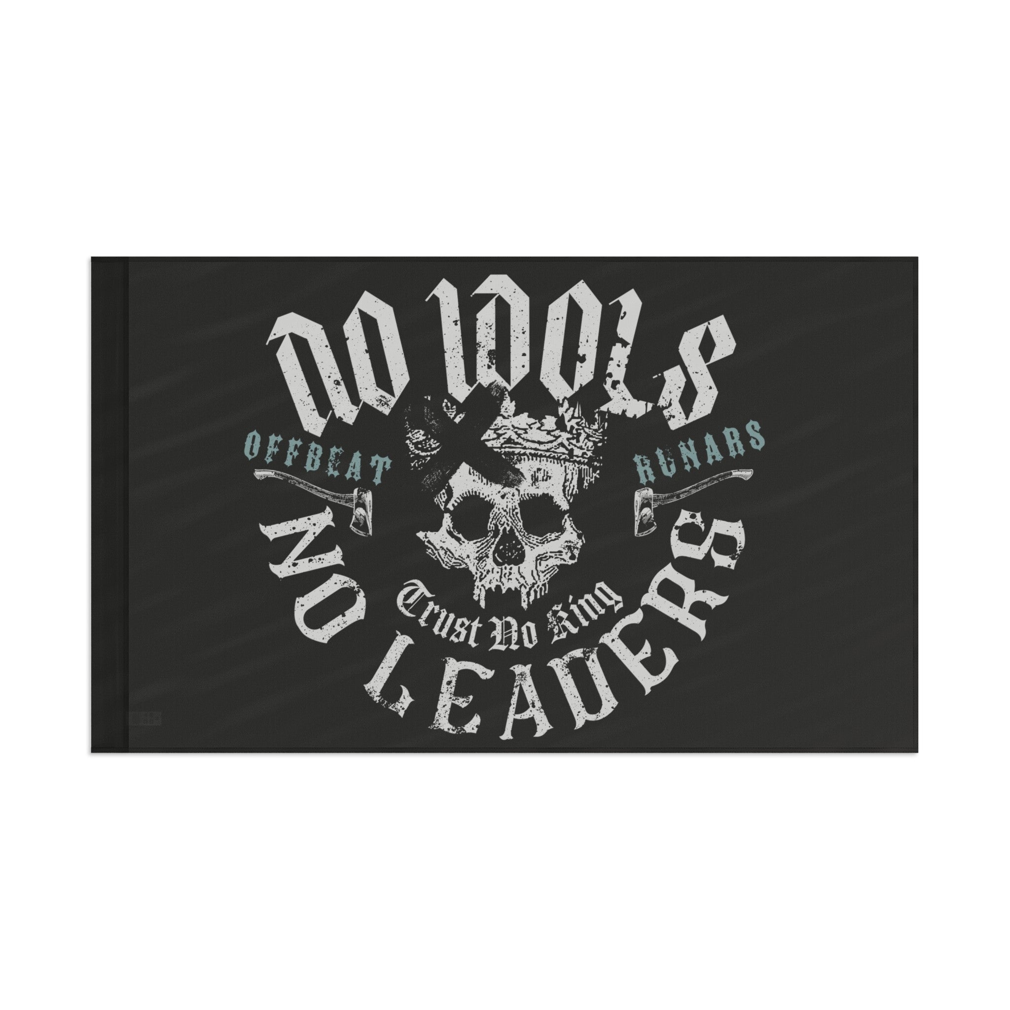 No idols No leaders Flag – La Völva Creations