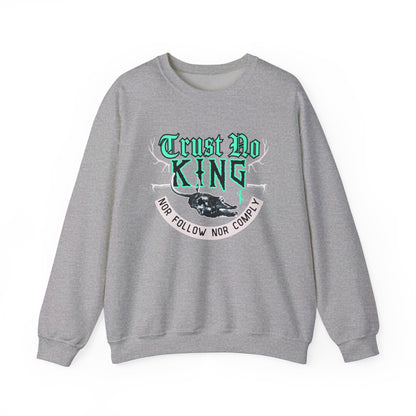 Trust No King Original ᚾ THE OFFBEAT RUNARS CO. Unisex Heavy Blend™ Crewneck Sweatshirt