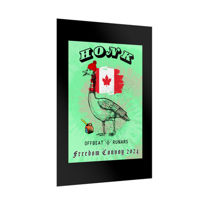 Affiche HONK Canadian Goose ᚾ THE OFFBEAT RUNARS CO.