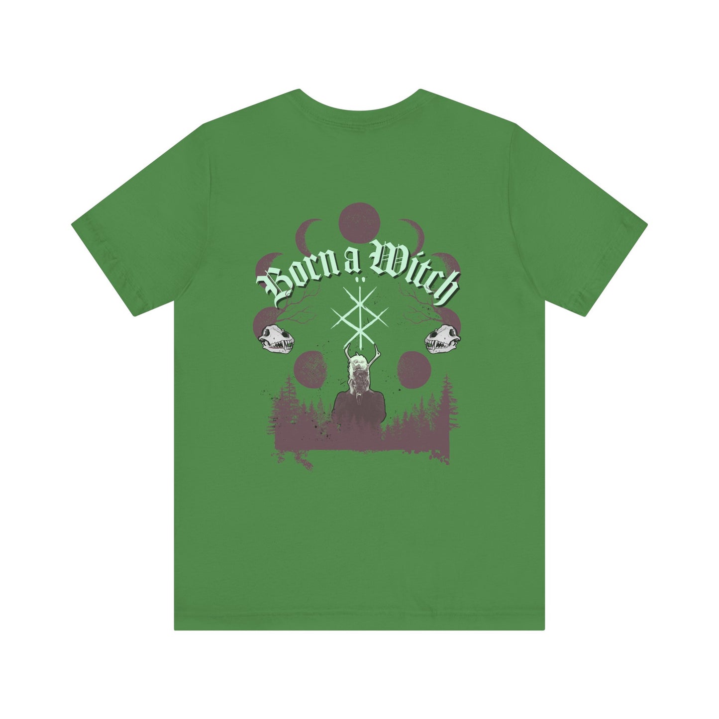 Born a witch ᚾ THE OFFBEAT RUNARS CO. Unisex Jersey Short Sleeve Tee