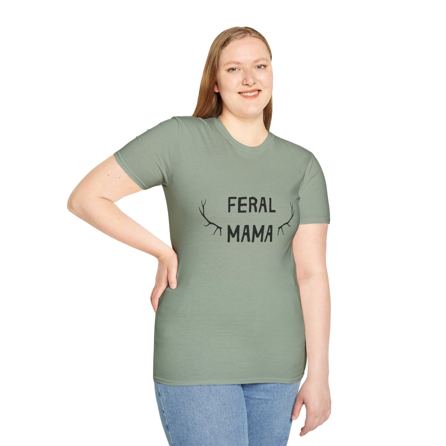 Feral Mama Unisex Softstyle T-Shirt