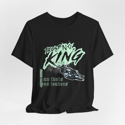 Trust No King ᚾ THE OFFBEAT RUNARS CO. Unisex Jersey Short Sleeve Tee