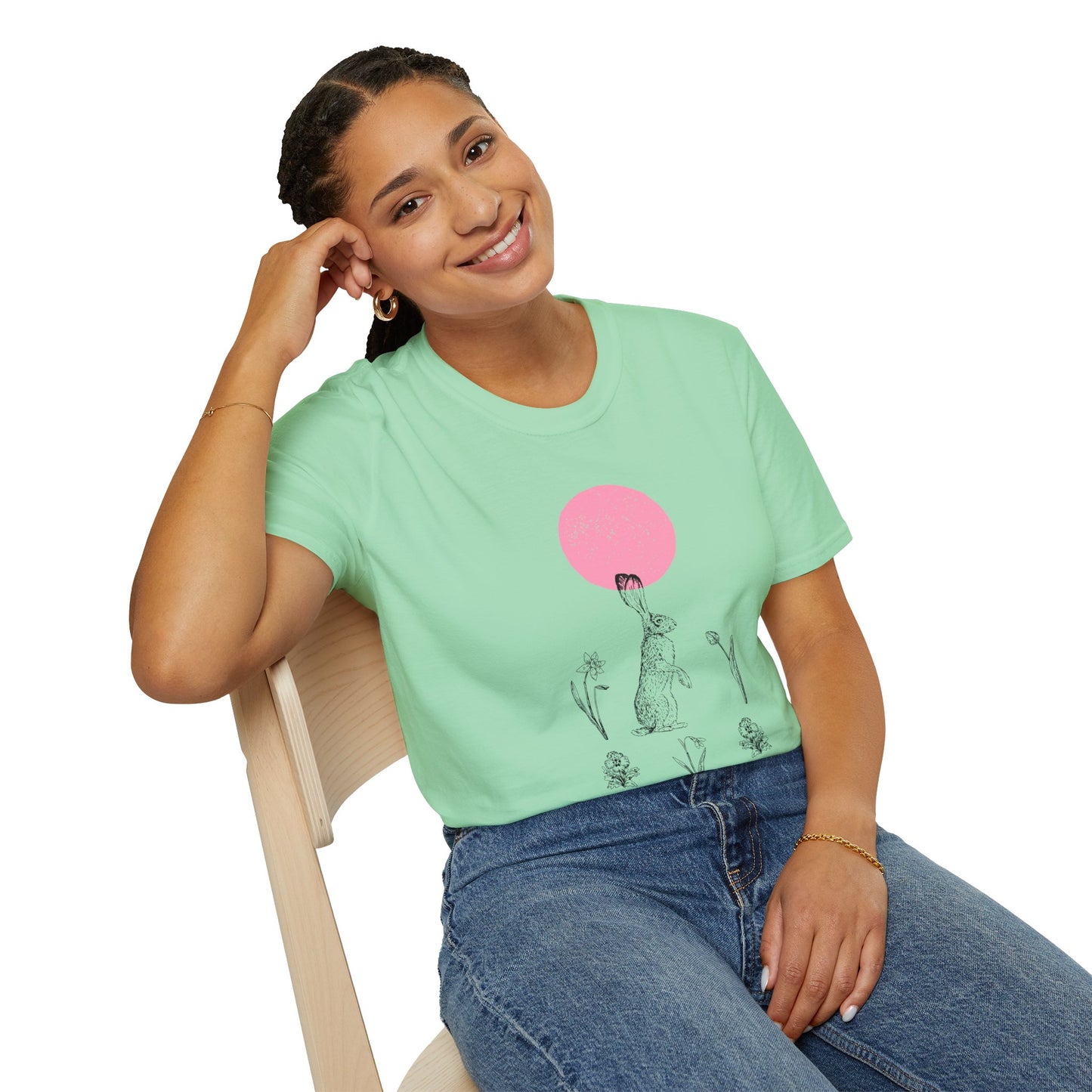 Under the pink moon Unisex Softstyle T-Shirt