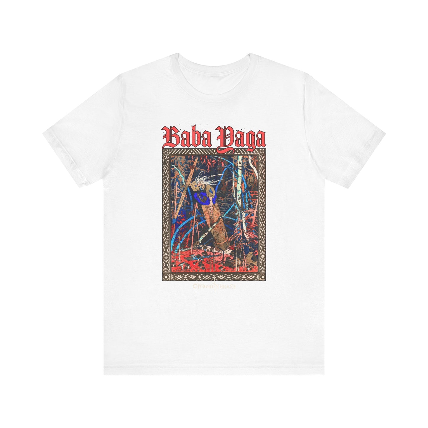 Baba Yaga ᚾ THE OFFBEAT RUNARS CO. Unisex Jersey Short Sleeve Tee