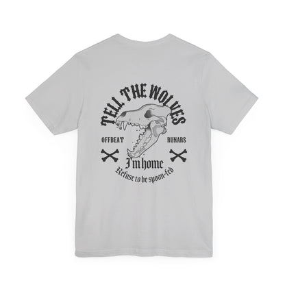 Tell the wolves ᚾ THE OFFBEAT RUNARS CO. Unisex Jersey Short Sleeve Tee